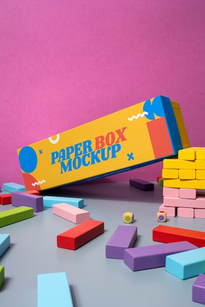 PSD fun packaging mockup design