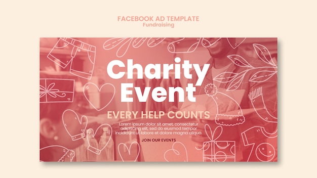 Fundraising template design