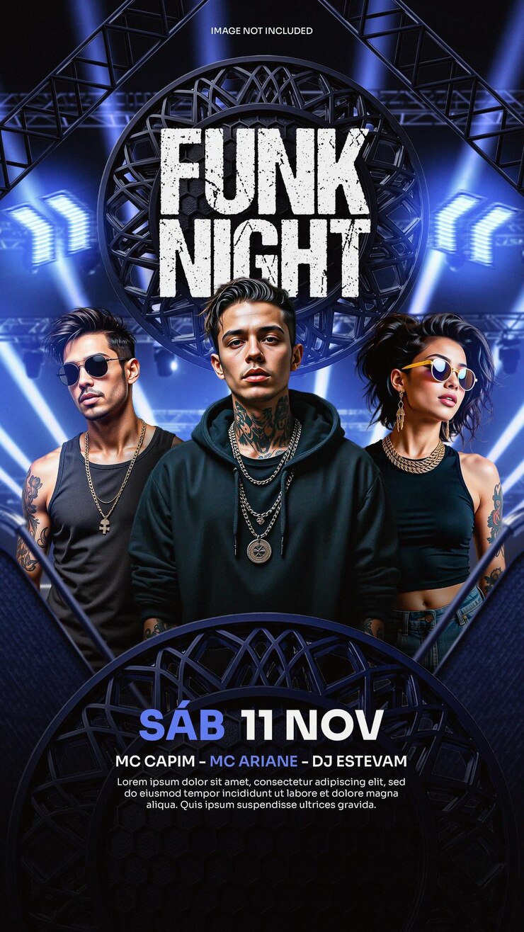 Funk Night Music Event Flyer