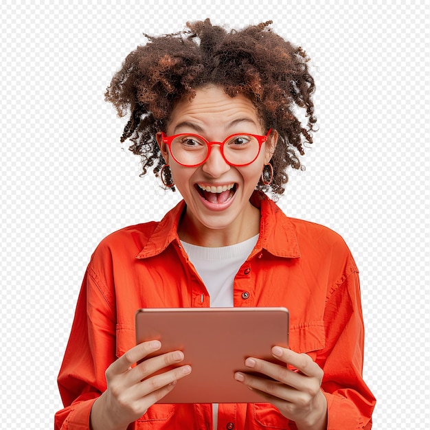 PSD funny business women with table computer