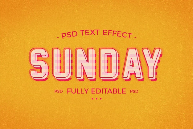 PSD funny and colorful text effect editable in photoshop