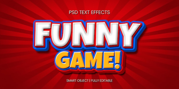 FUNNY GAME! 3D TEXT EFFECT