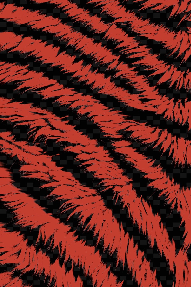 PSD fur animal stripes texture with parallel linear and regular png creative overlay background decor