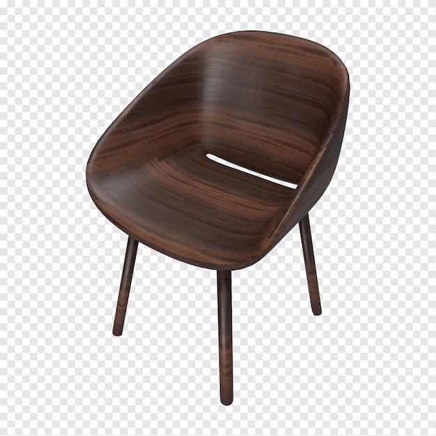 Furniture chair design interior brown decor luxury theme side top view