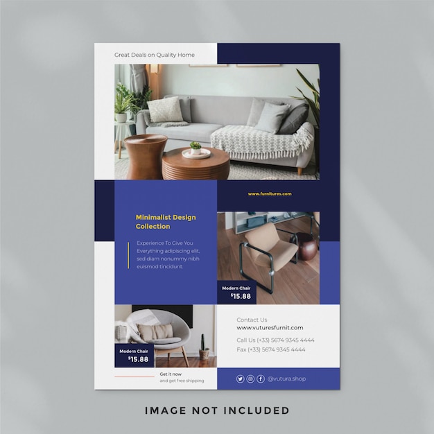 furniture flyer template