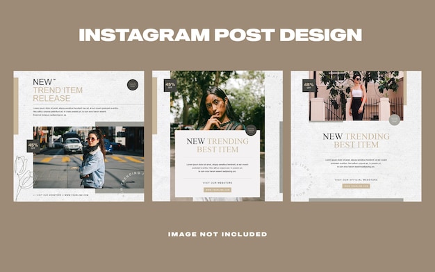 furniture instagram post banner template