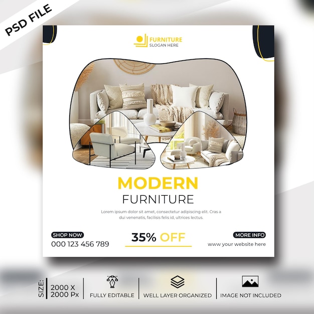 Furniture Social Media Post Template