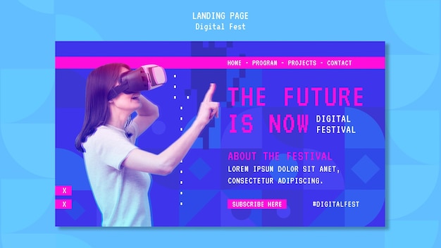 The future is now landing page