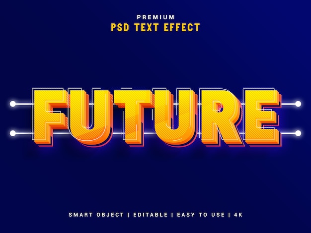 Future text effect maker