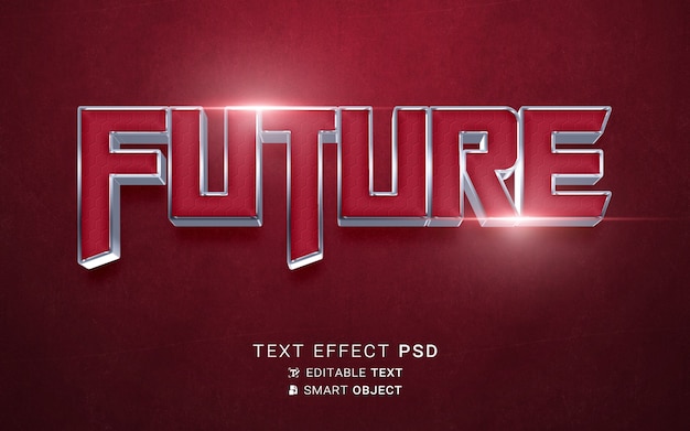 Future text effect