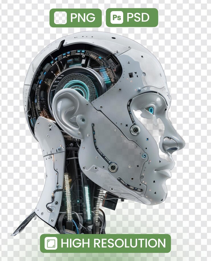 PSD futuristic artificial intelligence technology ai concept