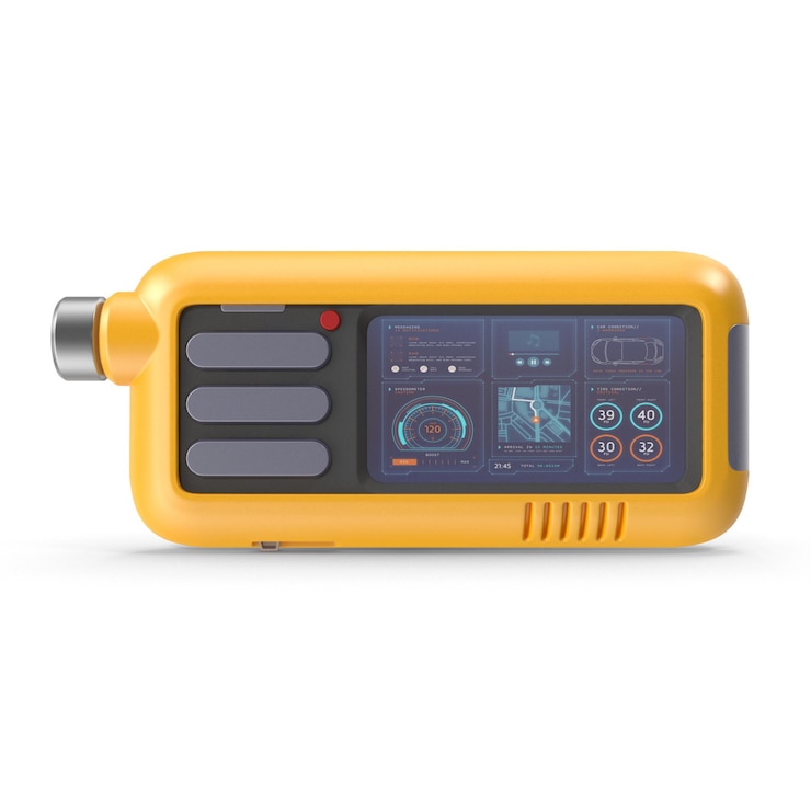PSD futuristic automotive dashboard interface