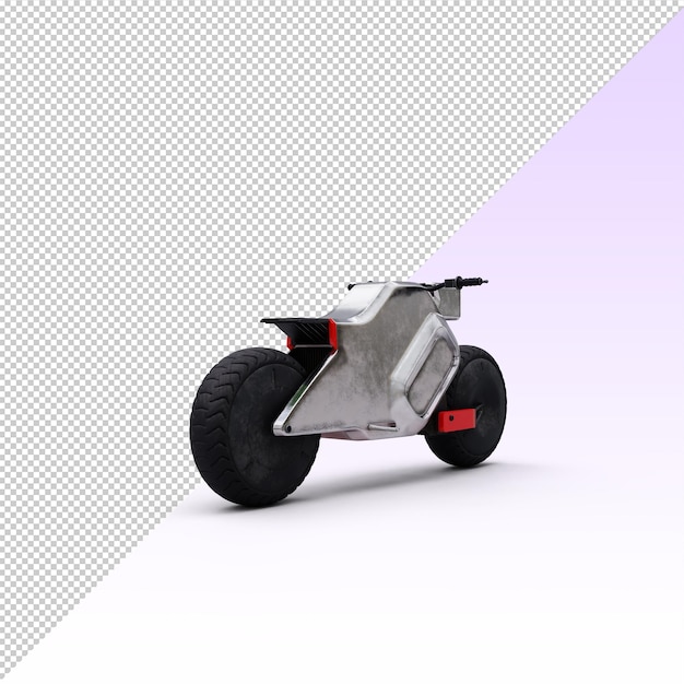 PSD futuristic electric motorbike