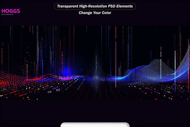 PSD フューチュリスティック インフォグラフィックス エステティック デザイン