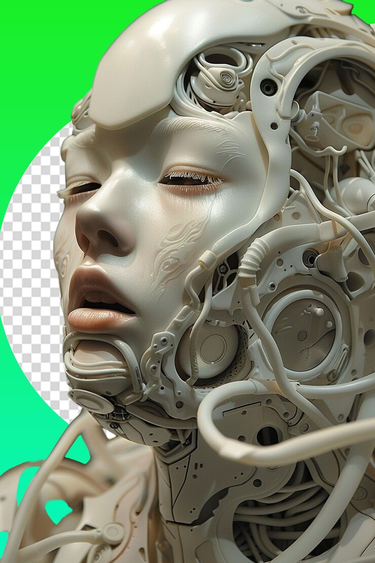 PSD futuristic no people robot