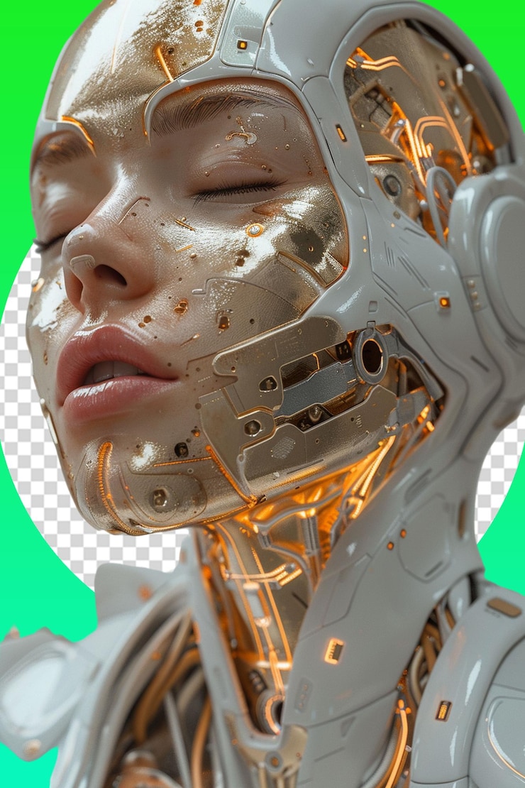 PSD futuristic no people robot