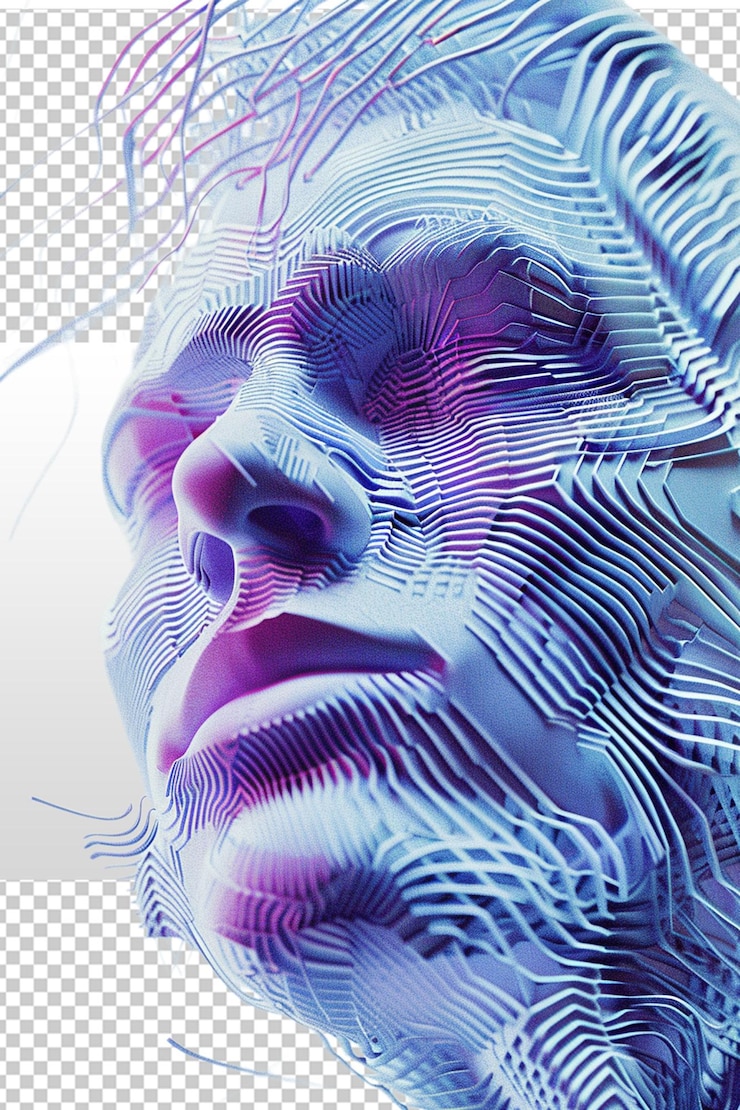 PSD futuristic robot