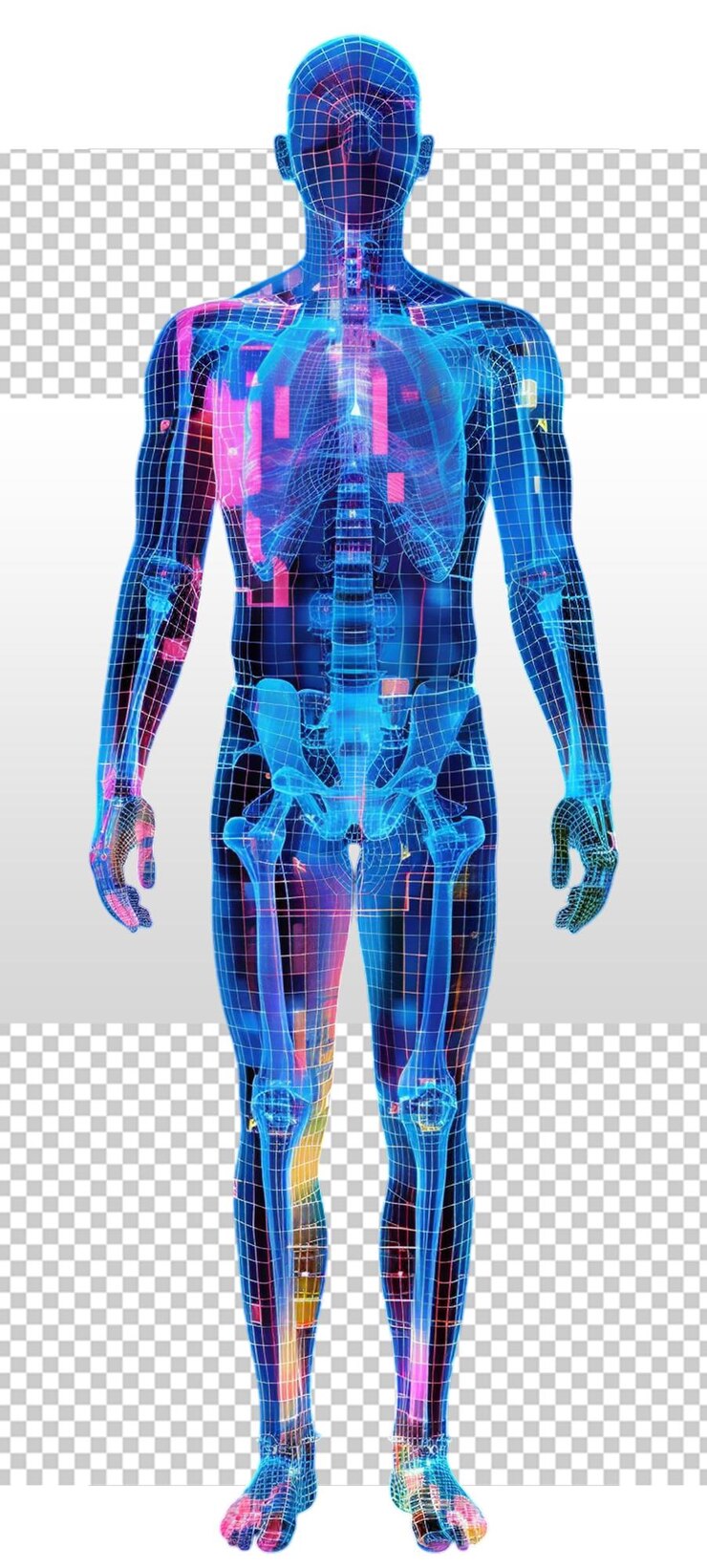 PSD futuristic robot