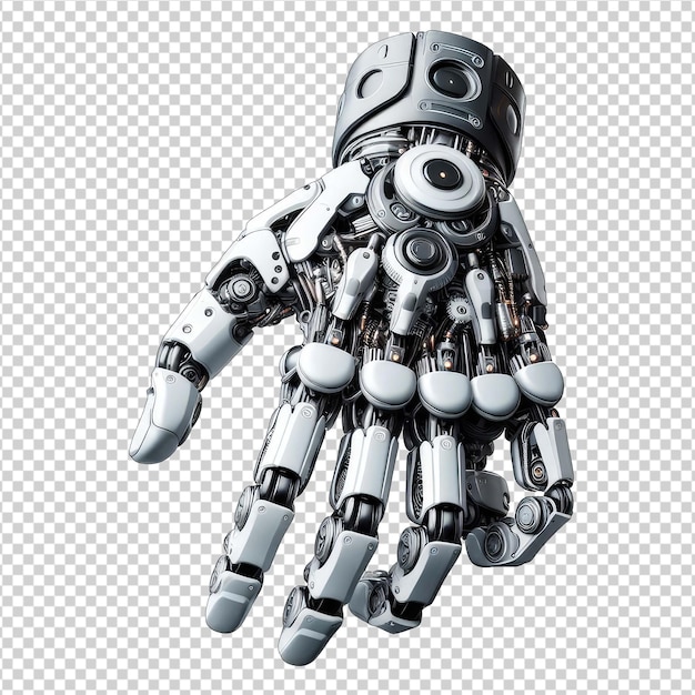 PSD futuristic robotic arm art png