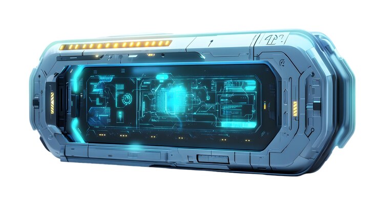 PSD futuristic tech device