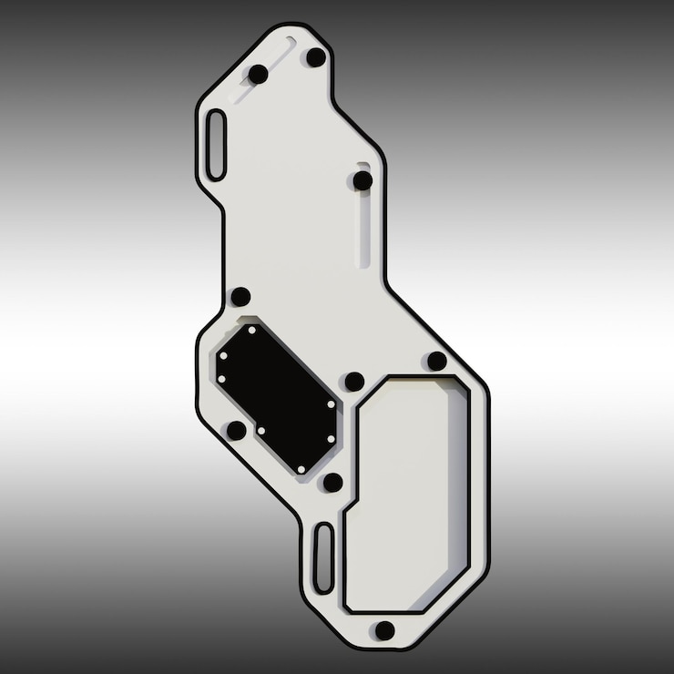 PSD futuristic tech panel design