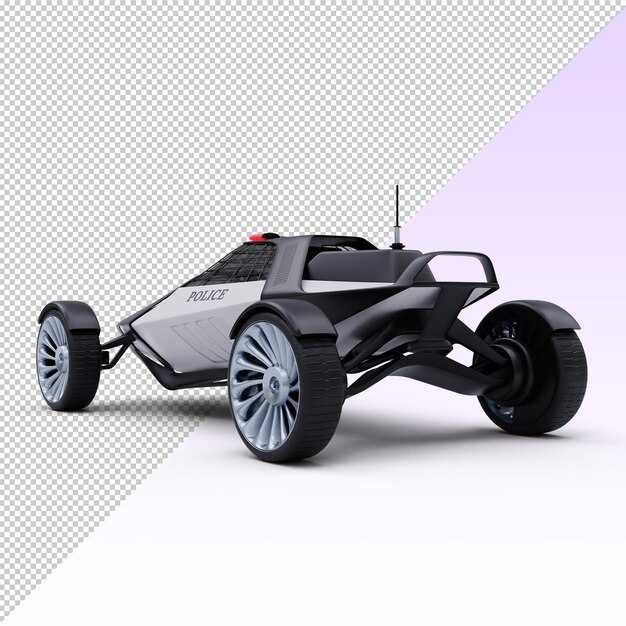 PSD futurystyczny policyjny buggy