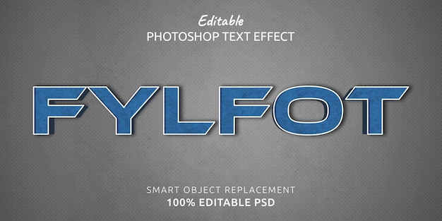 Fylfot Photoshop 텍스트 효과