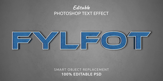 Текстовый эффект fylfot для photoshop