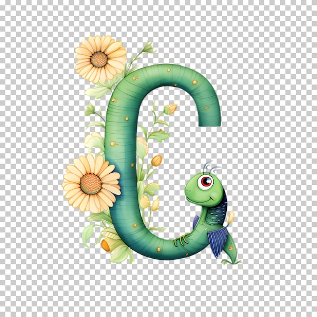 PSD g letter png on transparent background