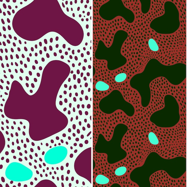 Gąbka morska z nieregularną sylwetką teksturowana Minimal Graphi Nature Pattern Vector Designs