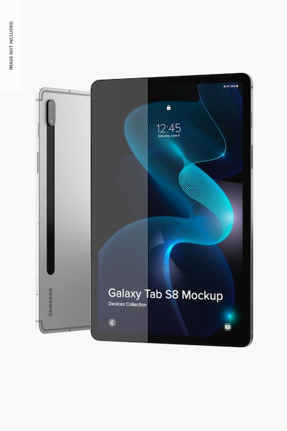 PSD galaxy tab s8 mockup