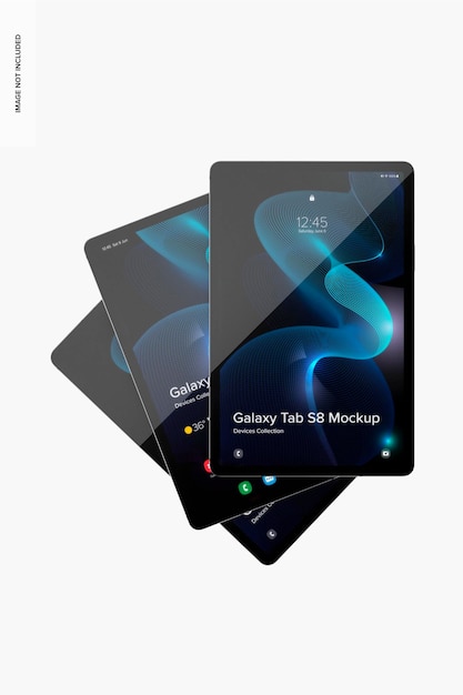 Galaxy Tab S8 Set Mockup