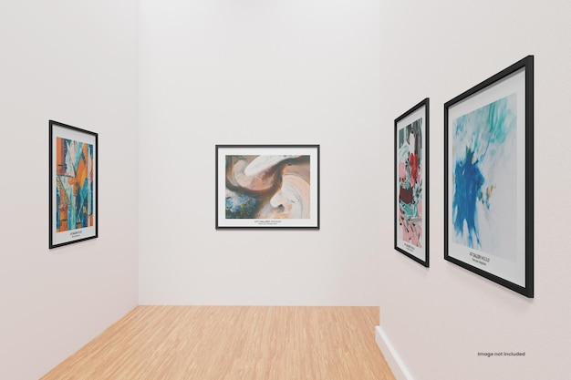 PSD gallery art mockup