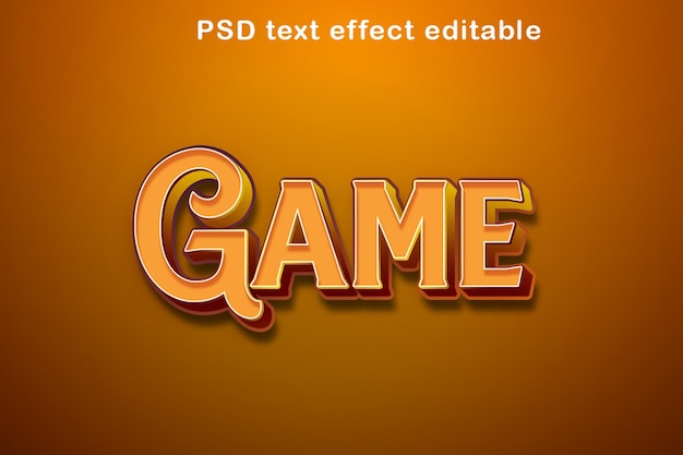 game 3d text