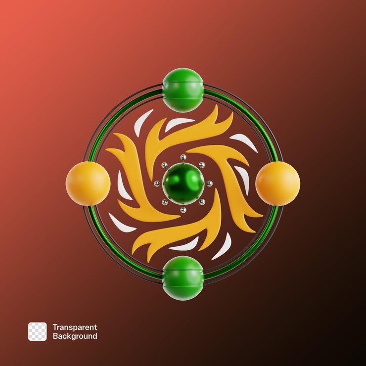 PSD game asset 3d icon png template
