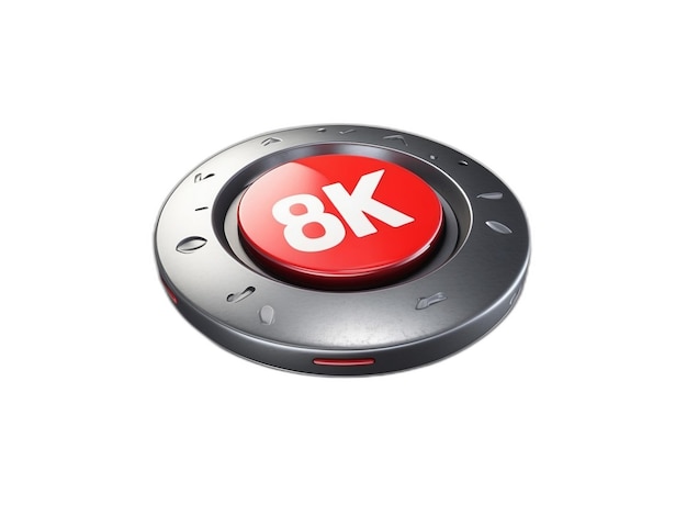 Game button psd on a white background