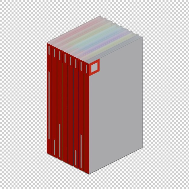 Game case 3d design element