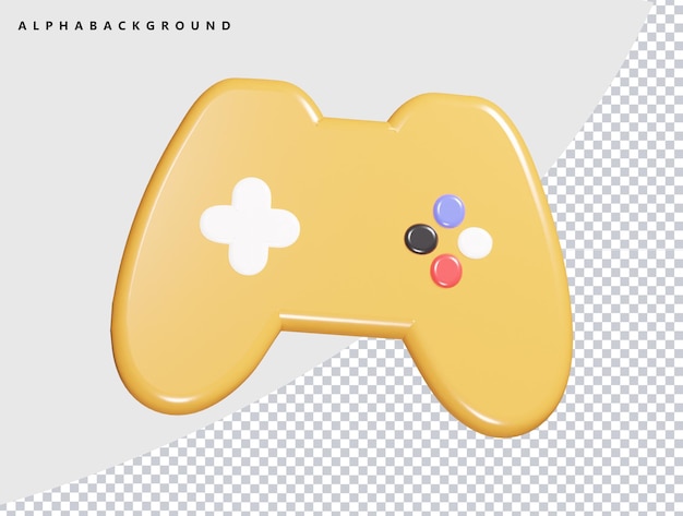 Game icon 3d render illustration
