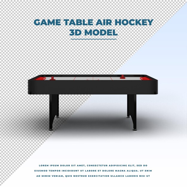 PSD game table air hockey