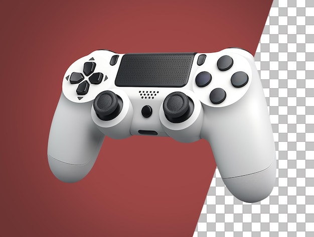 PSD attrezzatura del giocatore del controller di gioco del gamepad con sfondo trasparente