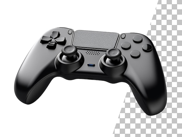 PSD attrezzatura del giocatore del controller di gioco del gamepad con sfondo trasparente