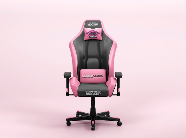 PSD gamer's chair mock-up design