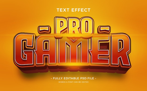 Gamer  text effect