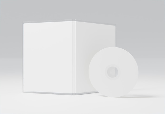 Gaming abstract packaging and cd mockup