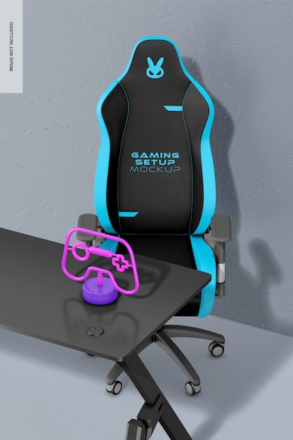 Gaming Chair Mockup Perspective