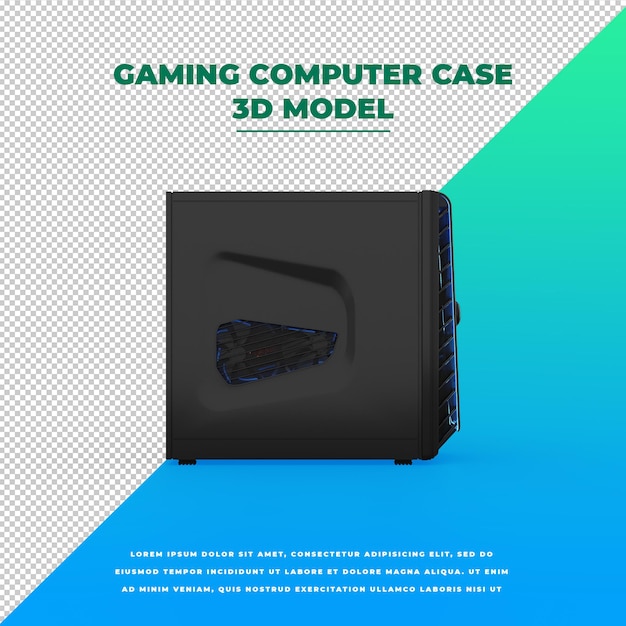 Gaming computer case