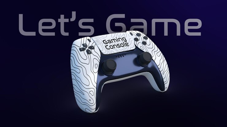 PSD gaming console mockup