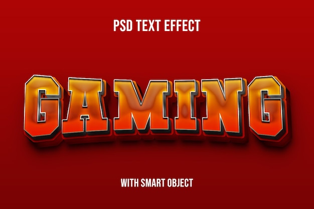 Gaming editable text effect