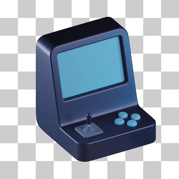 PSD icona 3d della macchina da gioco