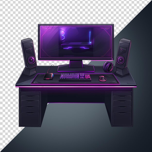 PSD gaming monitor dark